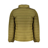 Green Polyester Men's Jacket